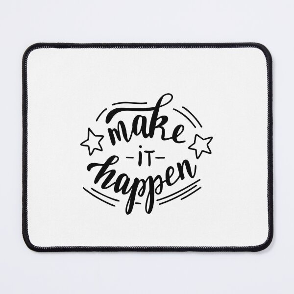 Item preview, Make It Happen Motivational Quote Success Mindset designed and sold by RetroMini2026.