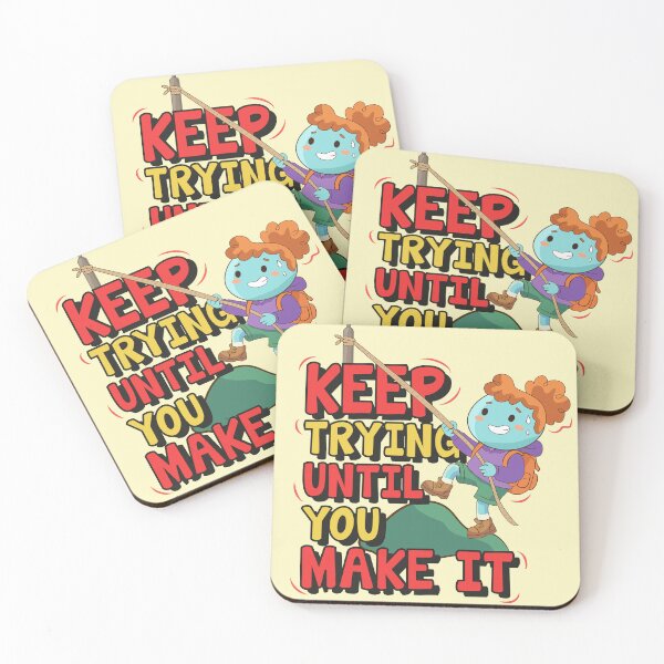 Item preview, keep trying until you make it, T-shirt Design designed and sold by CreativeFrndz.