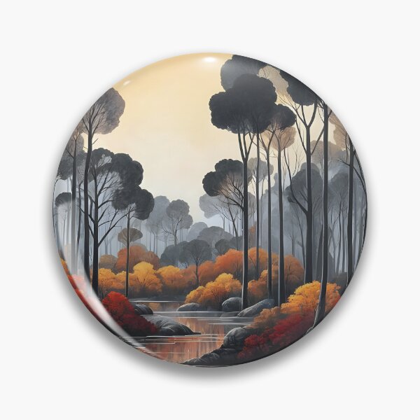 Item preview, Abstract Moonlit Autumn Forest  designed and sold by Patricia Johnston.