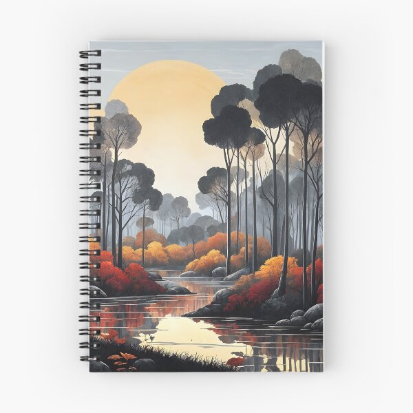 Item preview, Abstract Moonlit Autumn Forest  designed and sold by Patricia Johnston.