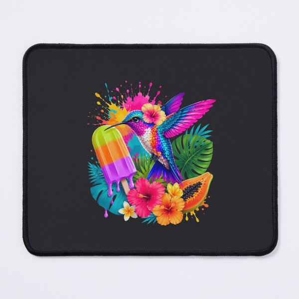 Item preview, Colorful Tropical Hummingbird Melting Popsicle Summer T-Shirt designed and sold by Aimetoi.