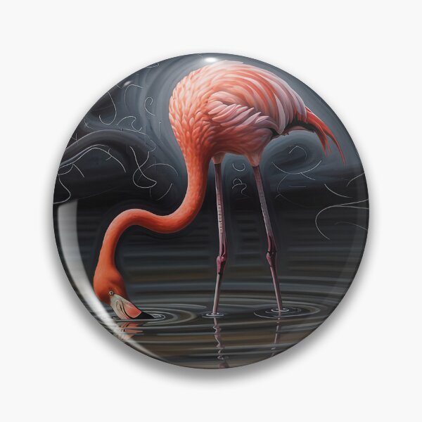 Item preview, Flamingo Bird Water Reflection designed and sold by WildLedger.