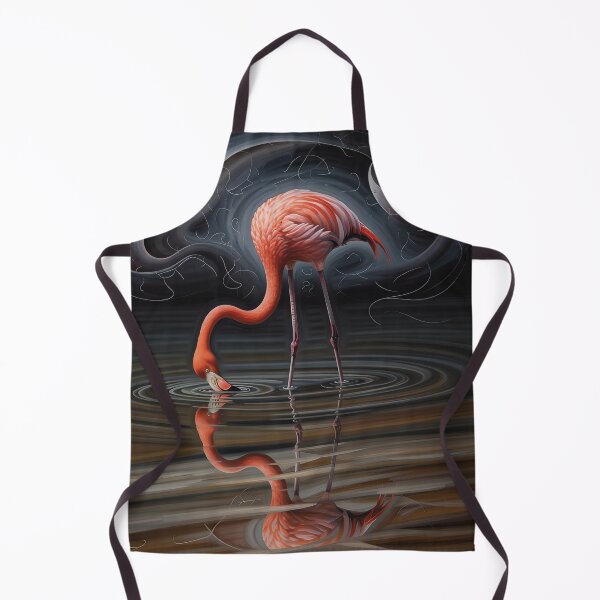 Item preview, Flamingo Bird Water Reflection designed and sold by WildLedger.