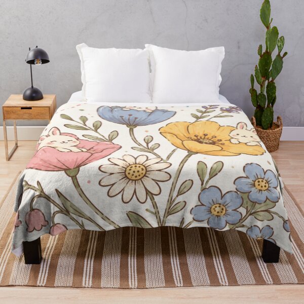 Item preview, Cute Bunnies in Flower Garden designed and sold by 0606PM.