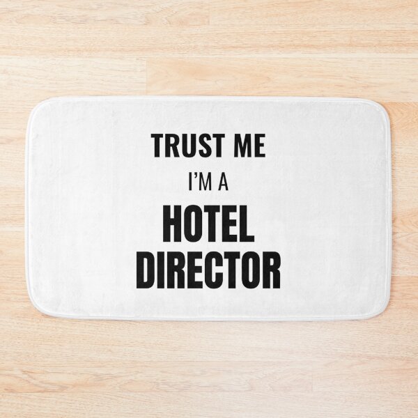 Item preview, Trust Me I'm a Hotel Director (Black) designed and sold by ShipCrewNation.