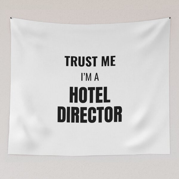 Item preview, Trust Me I'm a Hotel Director (Black) designed and sold by ShipCrewNation.
