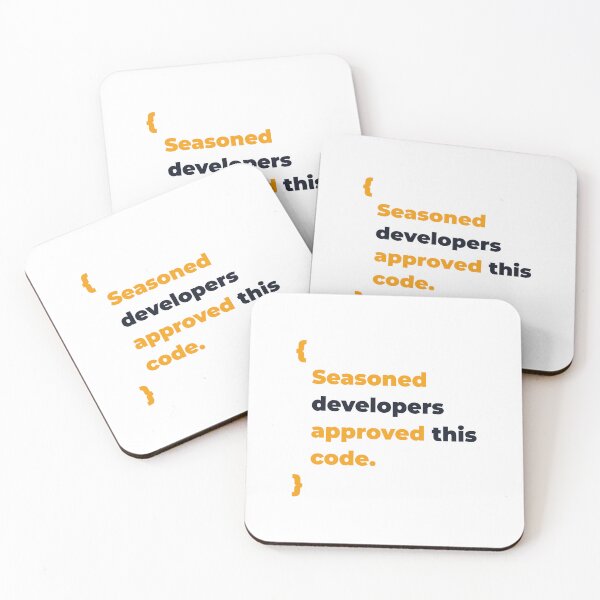 Item preview, Seasoned developers approved Tech Dog Humor Merch S4 designed and sold by SeasonedDevsCo.