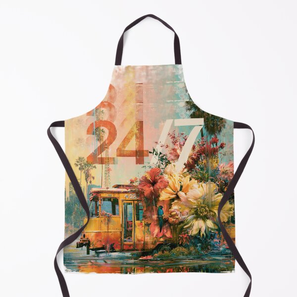 Item preview, Tropical time travel tram designed and sold by BeautyFullMerch.