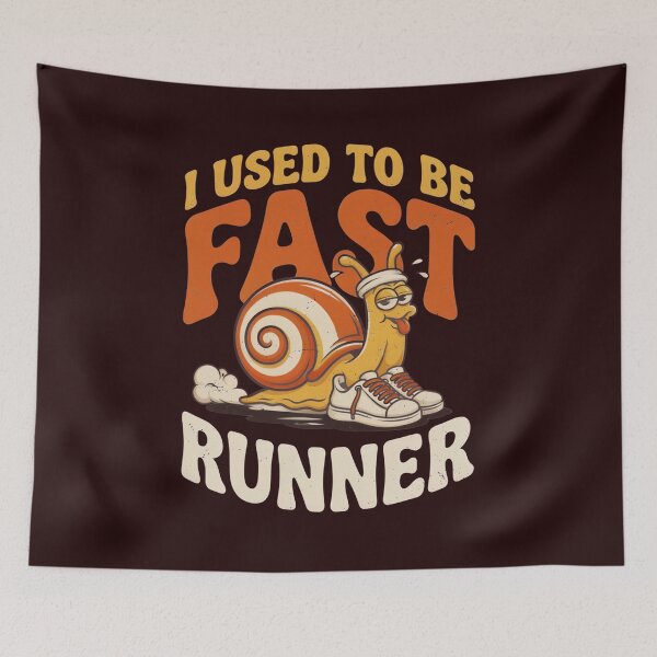 Item preview,  I Used To Be Fast Runner Funny Vintage Snail designed and sold by Malaryk.