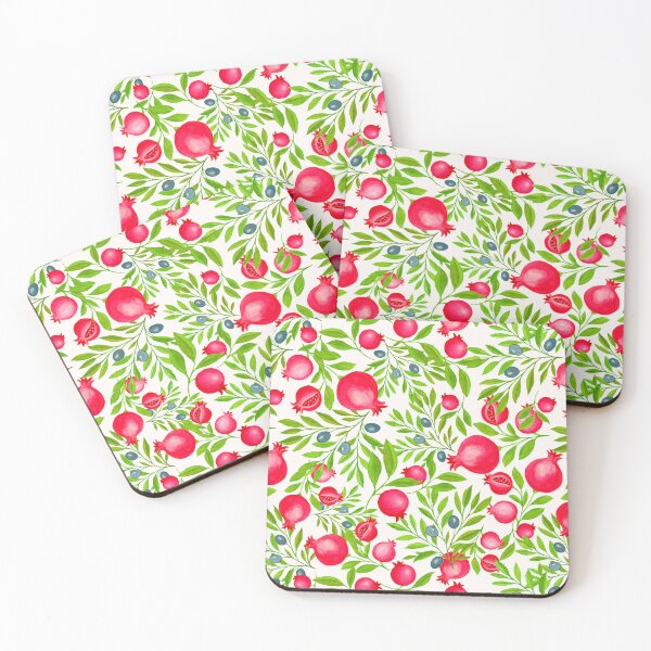 Item preview, Pomegranates & Olives – Mediterranean Folk Garden. Chantilly Cream designed and sold by Piret Victoria Ribas.