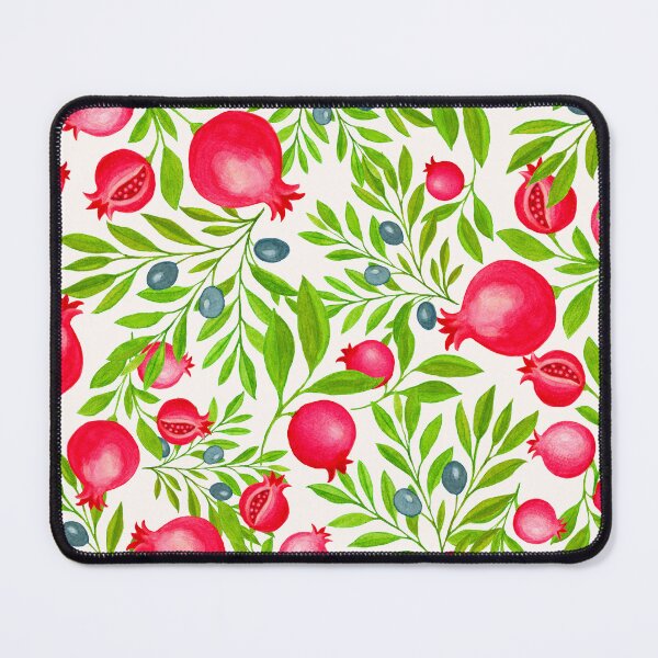Item preview, Pomegranates & Olives – Mediterranean Folk Garden. Chantilly Cream designed and sold by Piret Victoria Ribas.