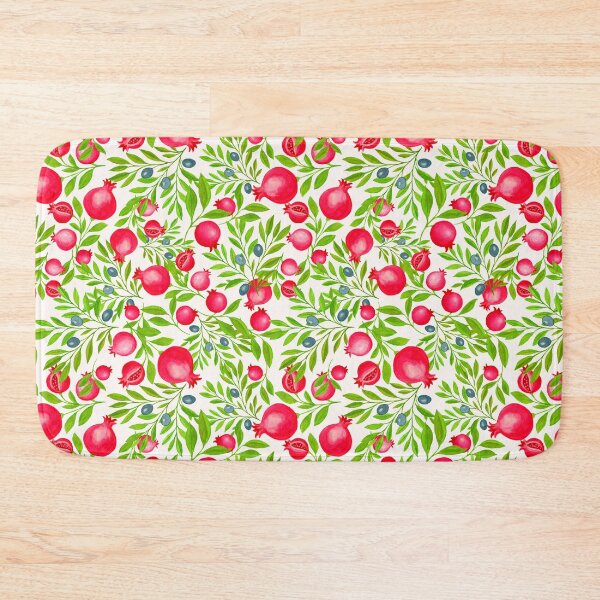 Item preview, Pomegranates & Olives – Mediterranean Folk Garden. Chantilly Cream designed and sold by Piret Victoria Ribas.