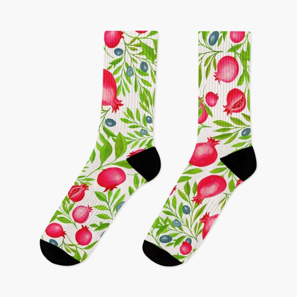 Item preview, Pomegranates & Olives – Mediterranean Folk Garden. Chantilly Cream designed and sold by Piret Victoria Ribas.