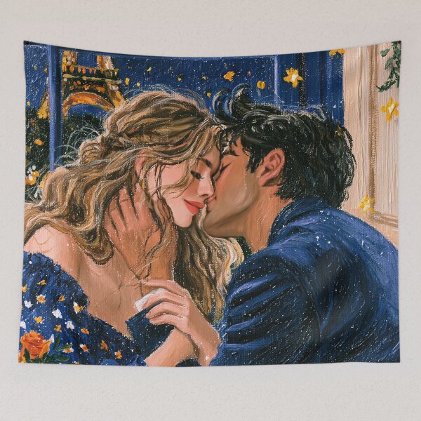 Item preview, Midnight Whispers Under Paris Stars designed and sold by Venon28.
