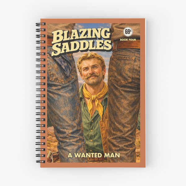 Item preview, Blazing Saddles - Book Four - A Wanted Man designed and sold by TheBackRack.