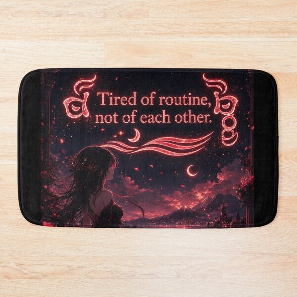Item preview, Tired of routine, not of each other.(Anime Ver.) designed and sold by MaxDreamsArt.