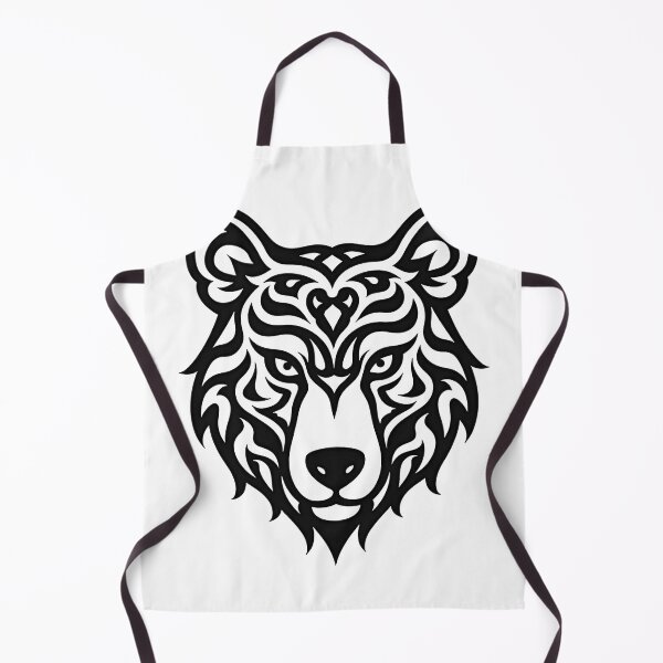 Item preview, bear head designed and sold by Qubivibe.