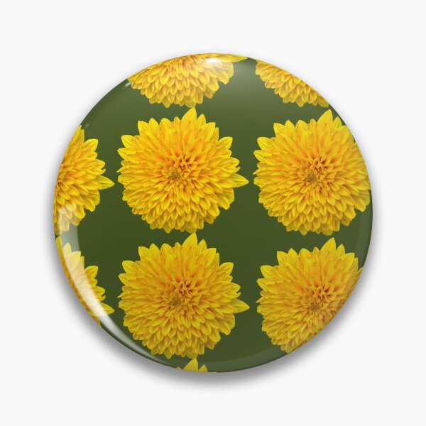 Item preview, Dahlia on green background  designed and sold by happytraveller1.