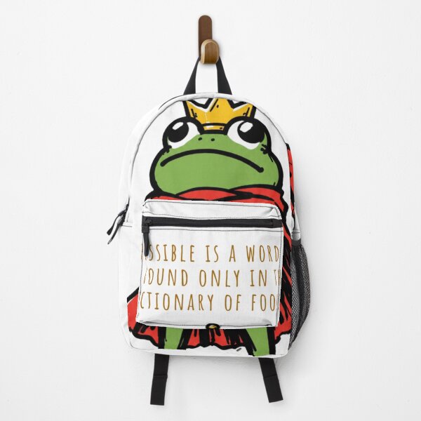 Item preview, King Frog Warrior Cartoon Illustration – Crowned Frog with Sword Funny Graphic T-Shirt Design designed and sold by Peanutspixel.