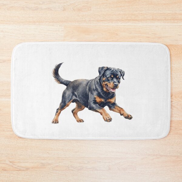 Item preview, Watercolor Rottweiler playing designed and sold by TheMagicIcon.