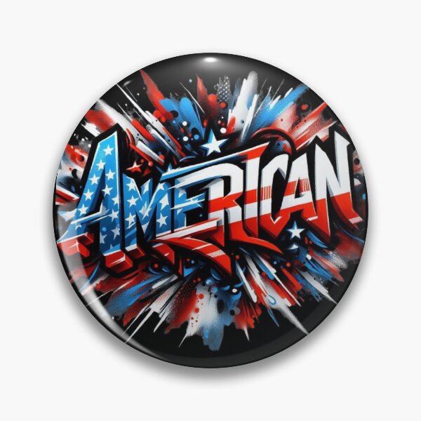 Item preview, American Graffiti Flag Typography – Urban Street Art Design designed and sold by GraffiCity.