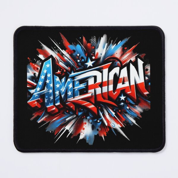 Item preview, American Graffiti Flag Typography – Urban Street Art Design designed and sold by GraffiCity.