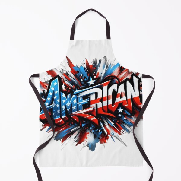 Item preview, American Graffiti Flag Typography – Urban Street Art Design designed and sold by GraffiCity.
