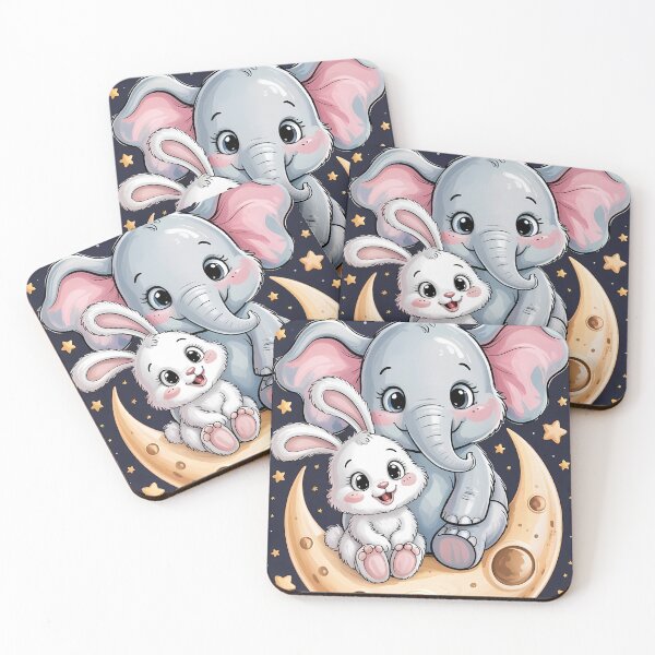 Item preview, Kawaii Baby Animal Night Sky Aesthetic designed and sold by Bronze-Starr.
