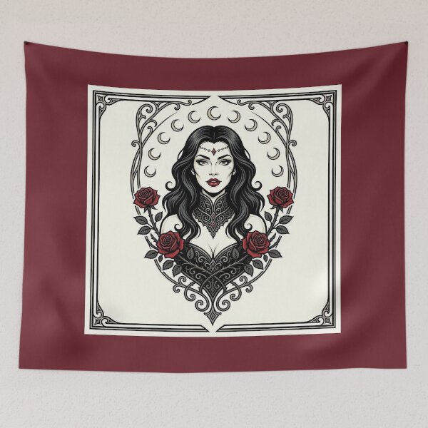 Item preview, Vampire Queen – The Crimson Rose Queen designed and sold by Roberta Calabrese.