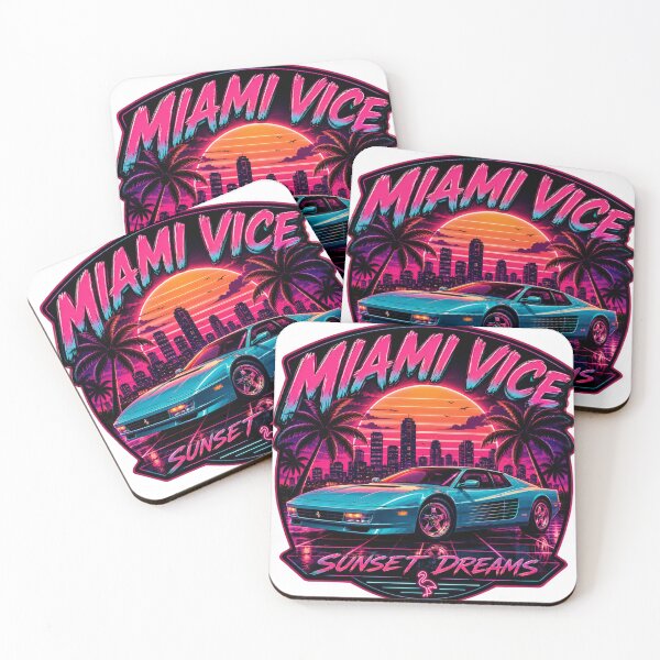 Item preview, Miami Vice Sunset Dreams designed and sold by PatternFly.