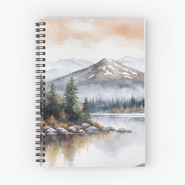 Item preview, Serene Mountain Lake in Autumn designed and sold by Patricia Johnston.