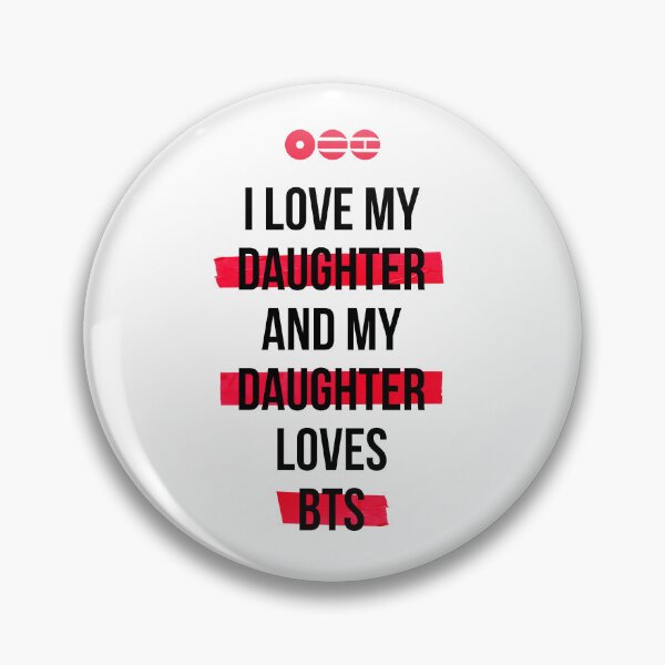 Item preview, BTS - I love my daughter and my daughter loves BTS T-Shirt designed and sold by YOSHFRIDAYS.