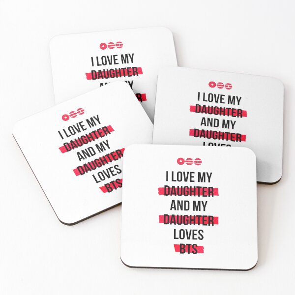 Item preview, BTS - I love my daughter and my daughter loves BTS T-Shirt designed and sold by YOSHFRIDAYS.