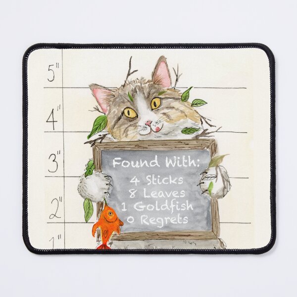 Item preview, Found Safe Funny Missing Cat designed and sold by daphsam.