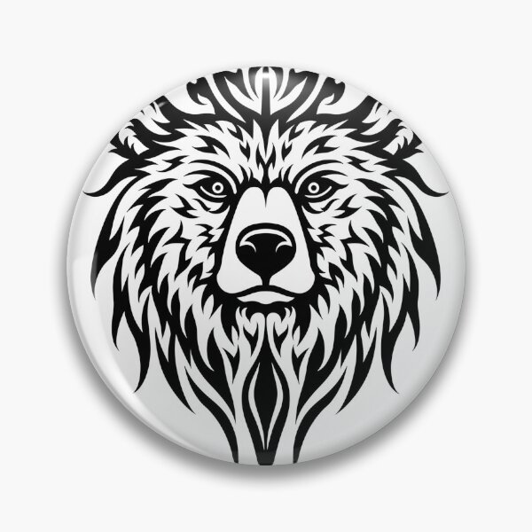 Item preview, bear head designed and sold by Qubivibe.
