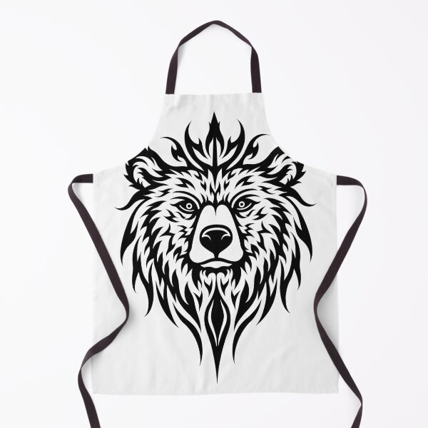 Item preview, bear head designed and sold by Qubivibe.