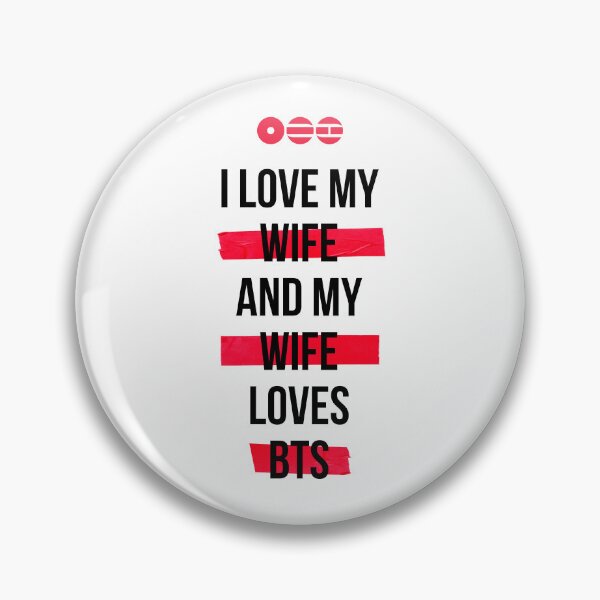 Item preview, BTS - I love my wife and my wife loves BTS T-Shirt designed and sold by YOSHFRIDAYS.