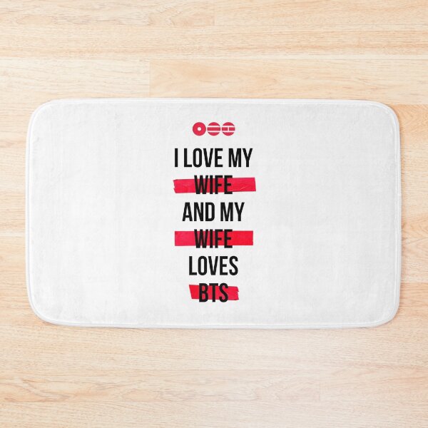 Item preview, BTS - I love my wife and my wife loves BTS T-Shirt designed and sold by YOSHFRIDAYS.