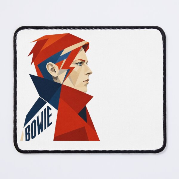 Item preview, Bowie Ziggy Stardust – Geometric Portrait designed and sold by DowntownNoWave.