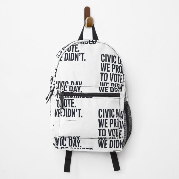 Item preview, Civic Day We Promised to Vote Funny Political Humor Typography designed and sold by InspiredCreatives.