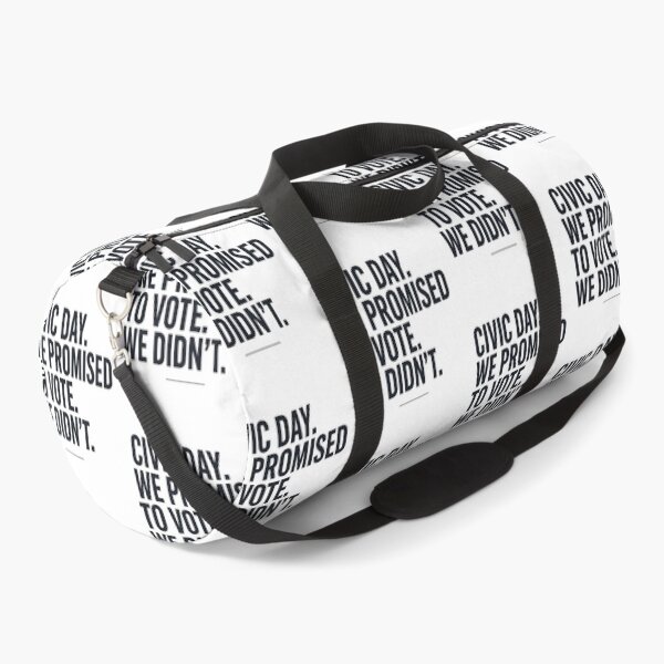 Item preview, Civic Day We Promised to Vote Funny Political Humor Typography designed and sold by InspiredCreatives.