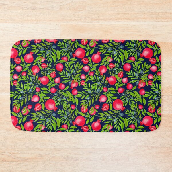 Item preview, Copy of Copy of Pomegranates & Olives – Mediterranean Folk Garden. Atlantic Navy designed and sold by Piret Victoria Ribas.