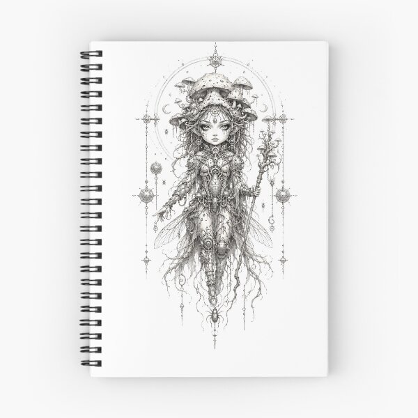 Item preview, Bioforge Druid – Biopunk Mushroom Crown Oracle designed and sold by ShadowSpriteArt.