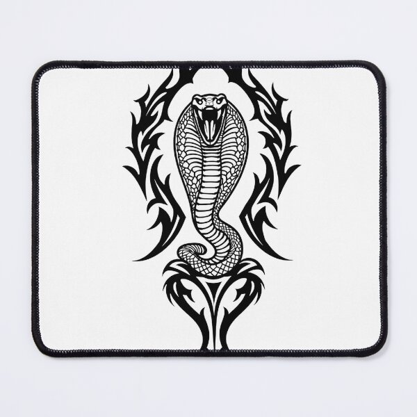 Item preview, Bold Tribal Cobra Tattoo Flash Design - High Detail Line Art designed and sold by Qubivibe.