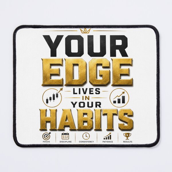 Item preview, Edge Lives in Your Habits | Forex Trading Mindset T-Shirt designed and sold by PipForgeStudio .
