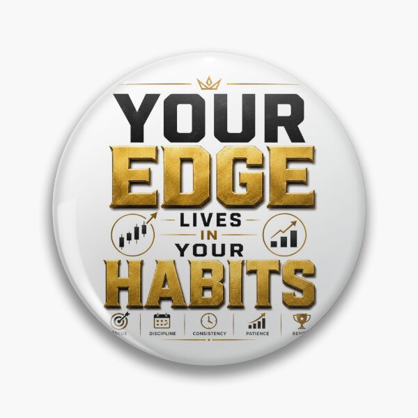 Item preview, Edge Lives in Your Habits | Forex Trading Mindset T-Shirt designed and sold by PipForgeStudio .