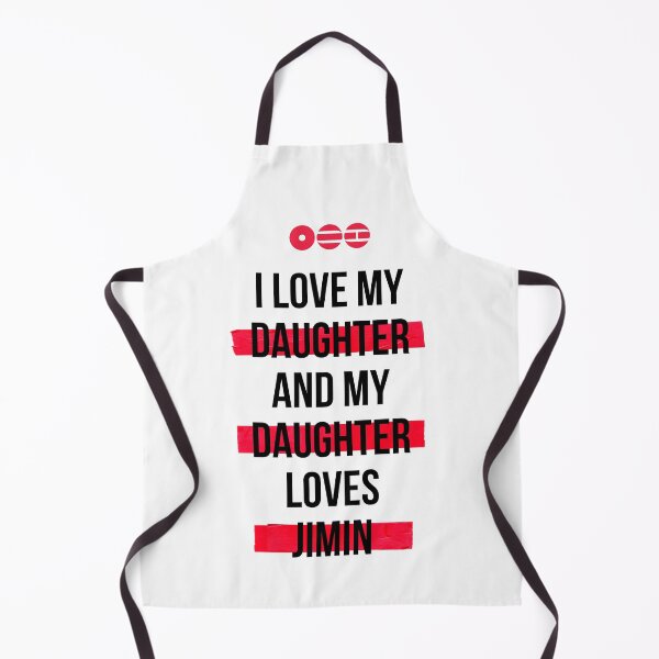 Item preview, JIMIN - I love my daughter and my daughter loves JIMIN T-Shirt designed and sold by YOSHFRIDAYS.