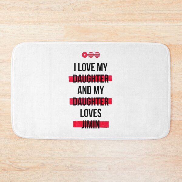 Item preview, JIMIN - I love my daughter and my daughter loves JIMIN T-Shirt designed and sold by YOSHFRIDAYS.