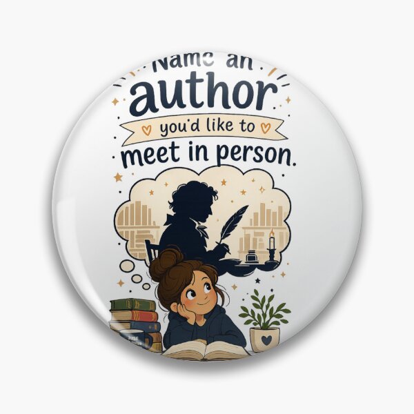 Item preview, Book Lover Dreaming of Meeting Their Favorite Author – Cute Reading Design designed and sold by AMIR PRO .