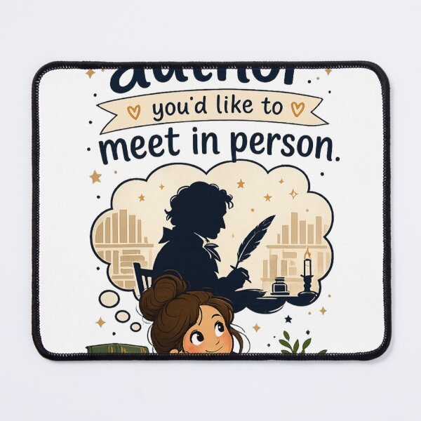 Item preview, Book Lover Dreaming of Meeting Their Favorite Author – Cute Reading Design designed and sold by AMIR PRO .